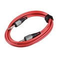 thumbnail image 1 of Riwcyla 1/4 Inch Audio Instrument Cable 10ft Noise Reduction Dual Straight Interface 6.35mm Mono Waterproof Guitar Cable Compression Resistant Professional Audio Interconnect Cord for Electric Guita, 1 of 6