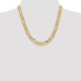 thumbnail image 2 of 10K Yellow Gold chain Figaro Concave 20 in 8.75 mm, 2 of 5