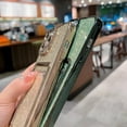 thumbnail image 6 of Compatible for iPhone 14 Pro Max 6.7 Inch Bling Plating Case with Card Slot, Cute Clear Glitter Phone Case for Women Girls Soft TPU Shockproof Back Cover for iPhone 14 Pro Max Green, 6 of 15