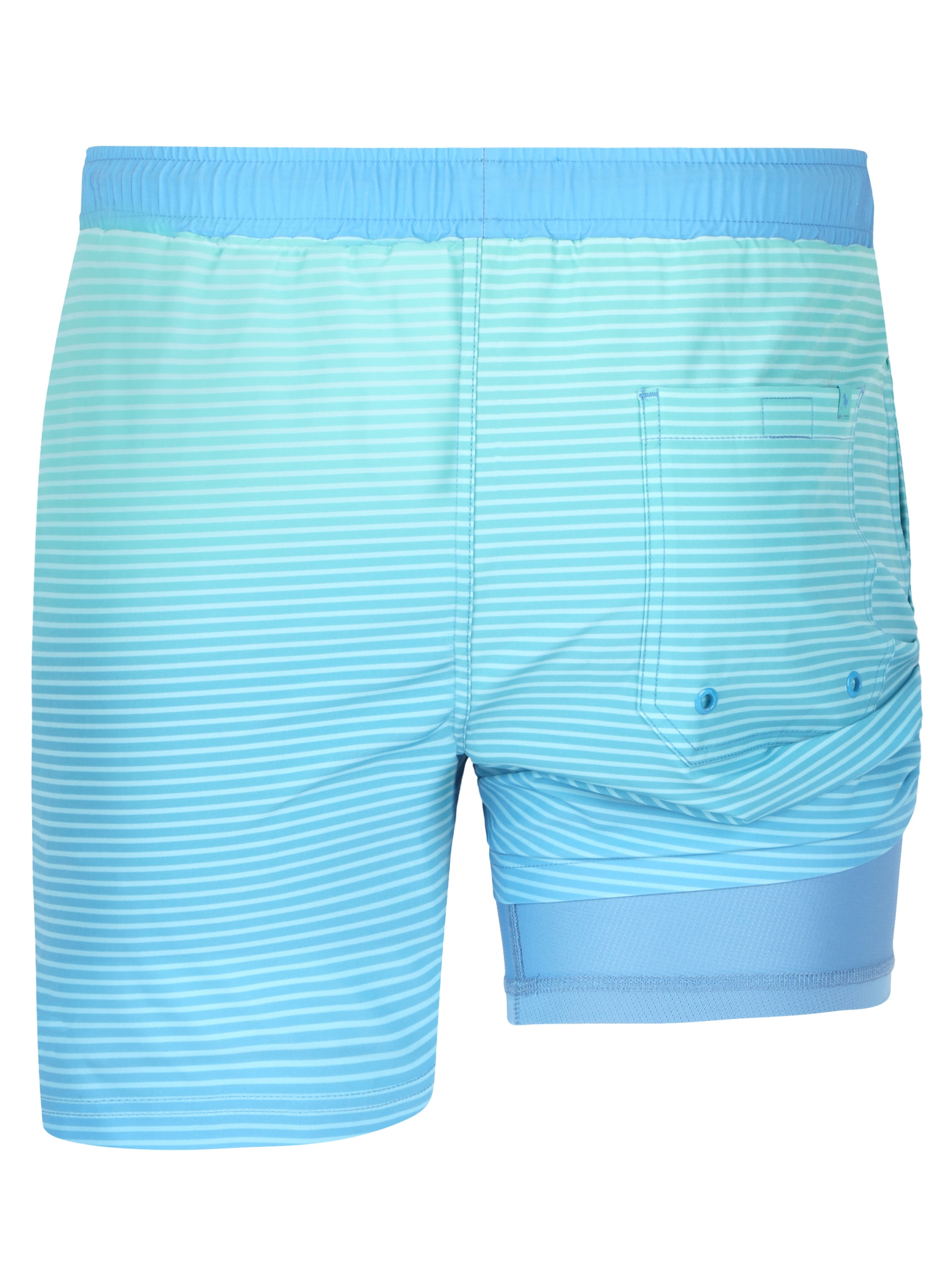 Birdie Bound Men's & Big Men's Swim Trunks with 2-In-1 Liner, Sizes S-3XL