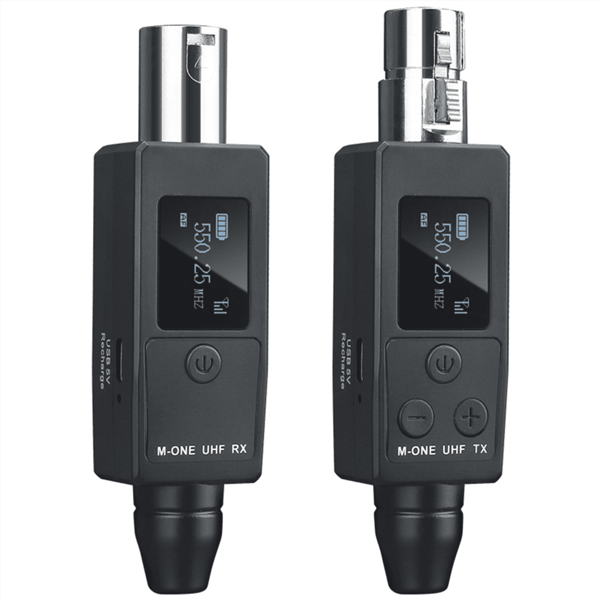 UHF Wireless Microphone Converter Transmitter Receiver for Dynamic Microphone Guitar Receiver Wireless Adapter
