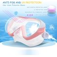 thumbnail image 4 of Kids Swim Mask - Ultimate 180° Kids Swim Goggles Anti-Fog Child Diving Mask Leak-Proof Kids Goggles with Nose Cover and Fabric Strap for Ages 4-14 for Swimming, Snorkeling Diving, 4 of 5