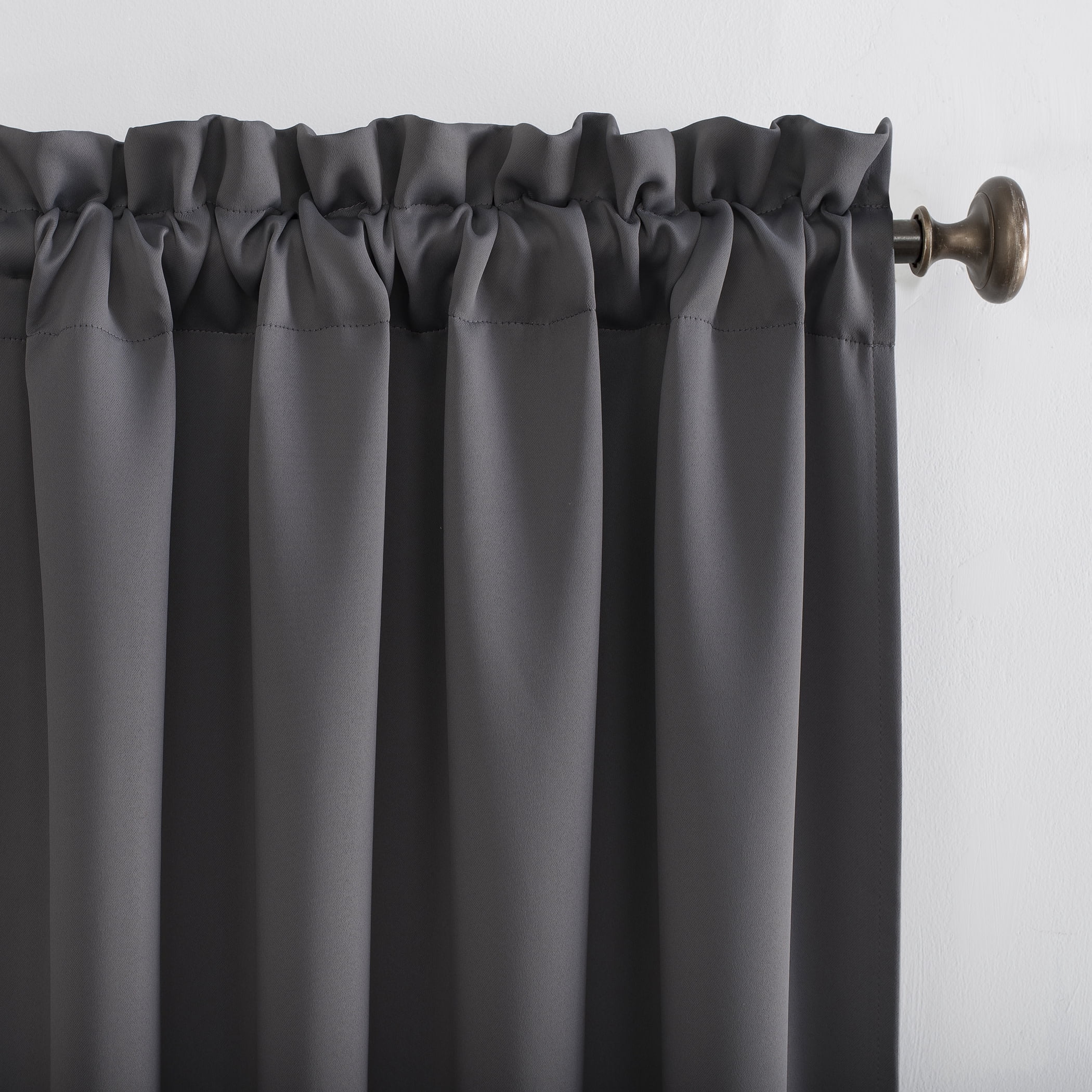 Sun Zero Nolan Blackout Rod Pocket Curtain Panel
