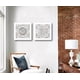 thumbnail image 2 of Set 2 Cuadros Canvas Minimalistas Mandalas Zen Modernos Montados En Bastidor De Madera Estilo Galeria, 2 of 4