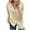 Beige, variant on IROINNID Cardigan for Women Buttons Long Sleeve Solid Short Coat Cardigan Blouse,Beige