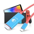 thumbnail image 1 of Cable USB C a HDMI para Nintendo Switch/OLED, base para mini Switch de 2 m/6,6 pies con salida 1080P a 60 Hz, puerto de carga PD de 100 W, 1 of 9