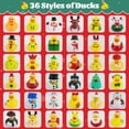 thumbnail image 3 of Juguetes de baño para niños Rubber Ducks Fudragtn Christmas, 36 unidades, 5 cm, 3 of 9