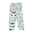 thumbnail image 4 of Bingfone Pajamas For Women,Cute Cows Pajama Pants With Pockets-Small, 4 of 9