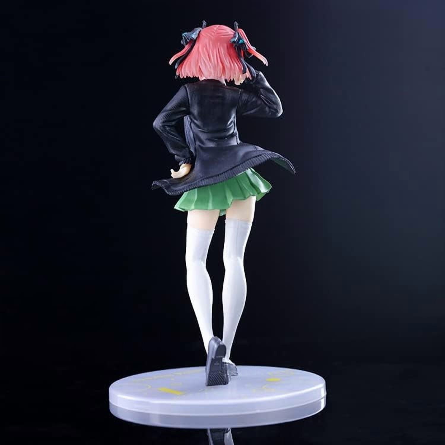 New Nakano Nino Figures, School Uniform Nino Action Figure Statue 20cm/7.9inch PVC Anime Character Model Collectible Decoration Craft Gift