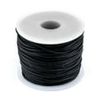 thumbnail image 4 of The Bead Chest 0.8mm Black Round Leather Cord (75ft), 4 of 4