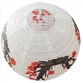 thumbnail image 3 of Linternas de Papel Japonesas / Chinas de Flor de de 12 Pulgadas (Juego de 15, Rojo Sakura), 3 of 5
