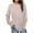 Beige, variant on ZZwxWA Womens Long Sleeve T Shirts 2025 Loose Fit Tops Round Neck Causal Blouses Shirt Trendy Fall Winter Outfits Clothes