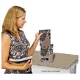 thumbnail image 7 of 12 Pack Brochure Holder Wall Mount or Countertop 5.5" Wide with Attached 3.5" x 2" Business Card Pocket Bi Fold Menus Literature Display Clear Acrylic Holder for Retailers, 7 of 7