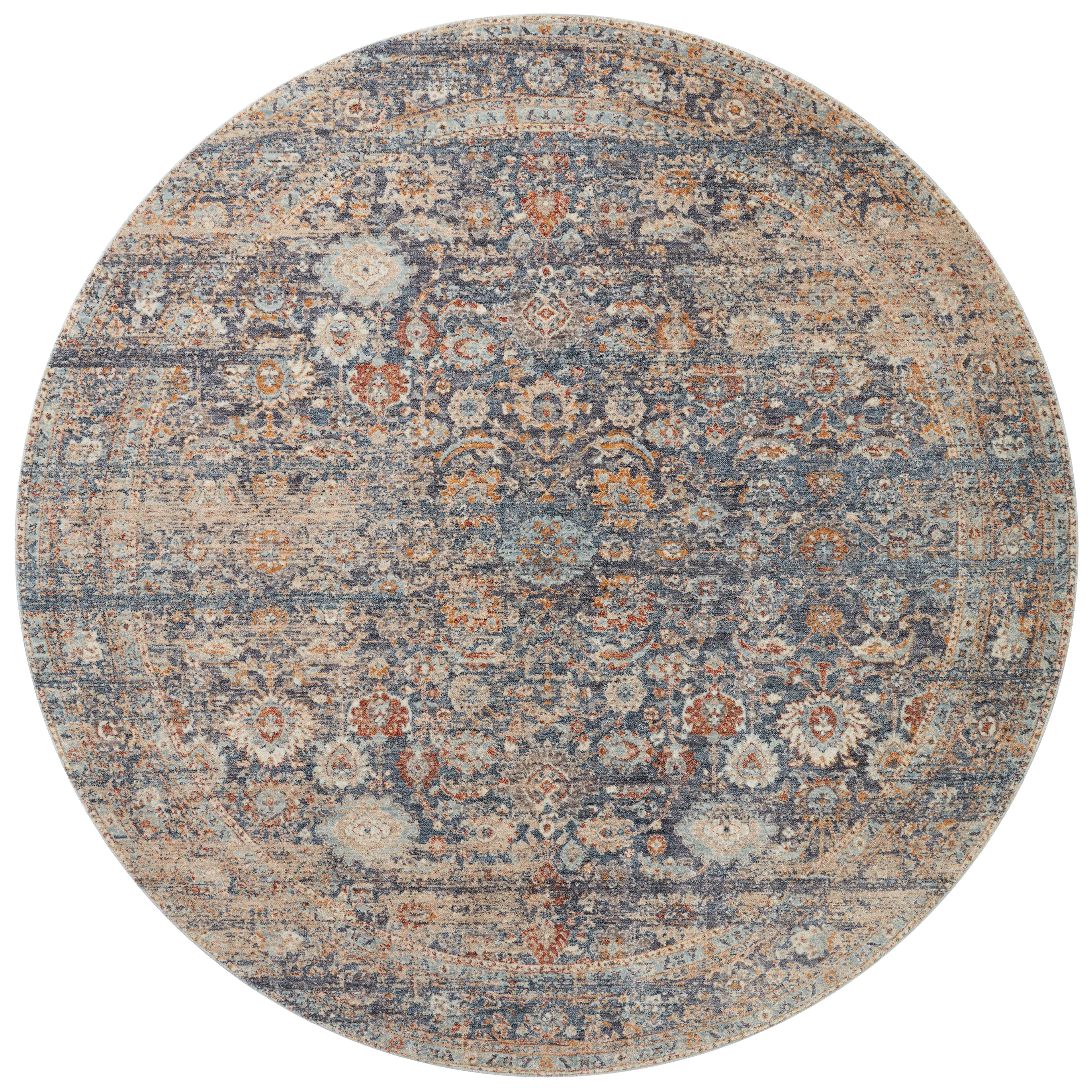 Angela Rose x Loloi Blake Navy / Multi 6'-7" x 9'-10" Area Rug
