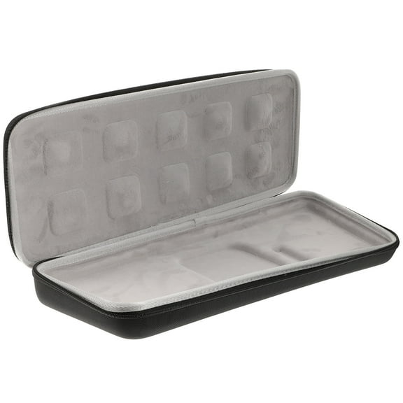 Masteelf  Keyboard Storage Bag Ergonomic and Mouse Tablet Case with Foldable Wireless Keyboards Black