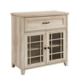 thumbnail image 4 of Manor Park Transitional Glass Door Accent Cabinet, White Oak, 4 of 9