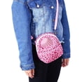 thumbnail image 3 of Three Size Small Pets Carrier Bag Hedgehog Hamster Mouse Outgoing Bags Leopard Portable Travel Backpack with Strap, Pink-M, 3 of 4