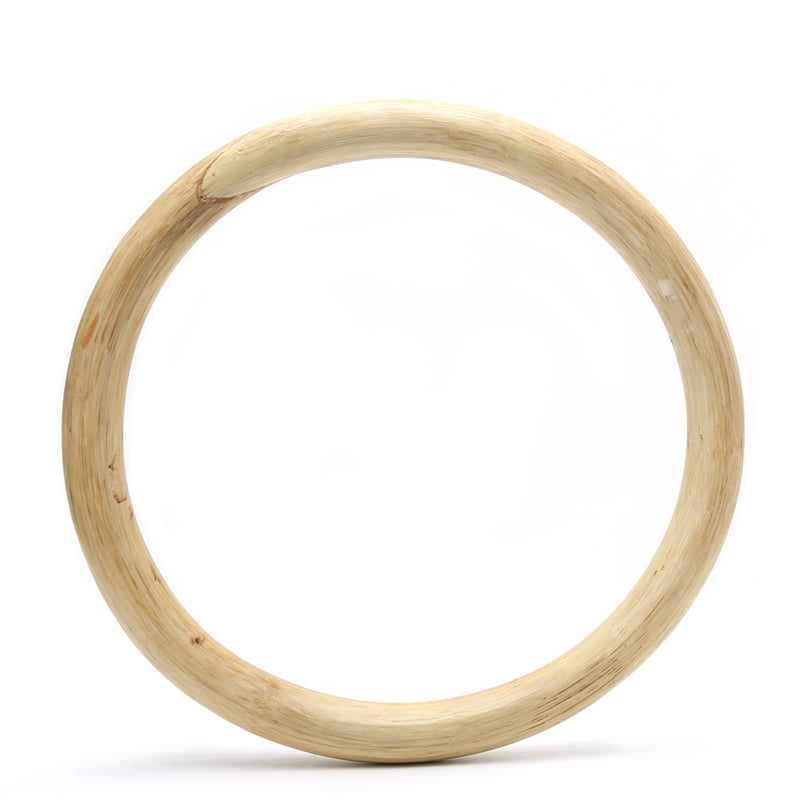 Zeiwohndc Chinese Kung Fu Wing Chun Hoop Wood Rattan Ring Sticky Hand Strength Training with Wood
