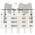 thumbnail image 3 of Women's Thermal Long Sleeve Shirts Ndbuld Women's Solid Color Long Sleeved V-neck Lace Patchwork Bottom Shirt Top Brown,L, 3 of 5