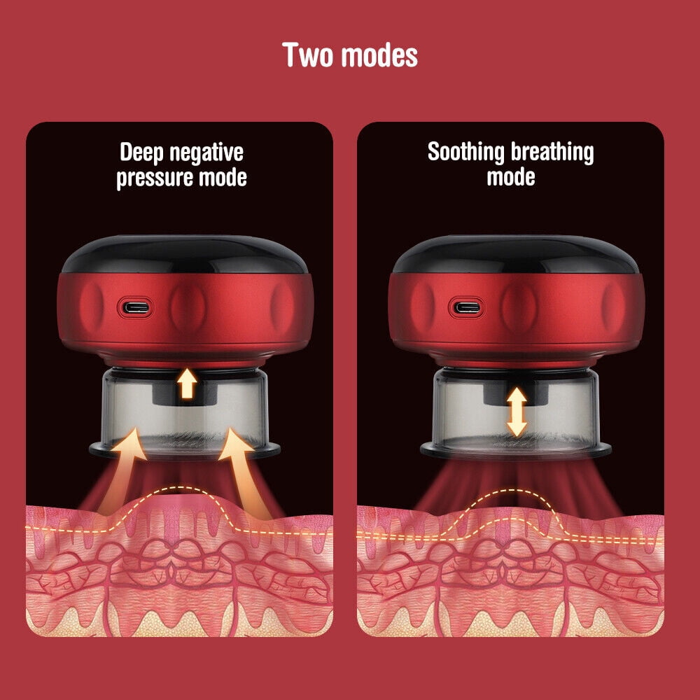 JahyShow Smart Electric Cupping Massage Suction Vacuum Scraping Therapy Machine USB Plug