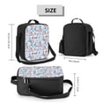 thumbnail image 2 of Lsque Rose Flowers Lunch Bag Lunch Box for Women Men Reusable Insulated Lunch Tote Bag,Leakproof Thermal Cooler Sack Food Handbags Case High Capacity, 2 of 9