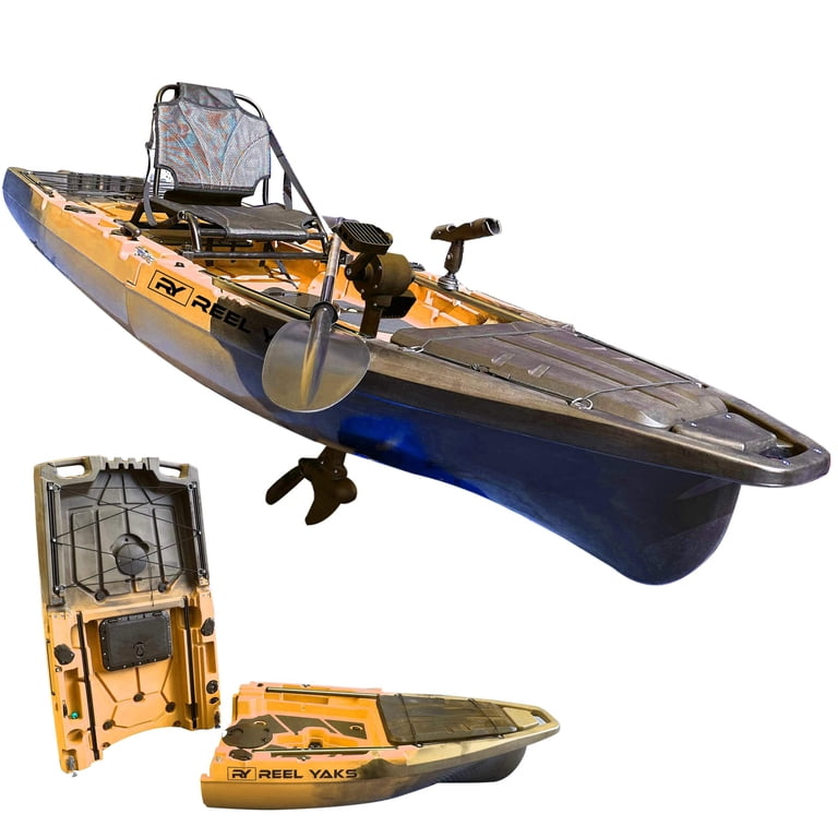Reel Yaks Recon Modular Fishing Kayak - 10.5ft Lightweight