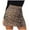 Beige, variant on IROINNID Comfort Waist Short Skirts For Women Fashion Sweet High Waist Fold Tightness Frenulum Print Skirt
