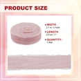 thumbnail image 2 of Uxcell Velvet Ribbon Wide Handmade Frayed Raw Edge Thick Fringe Ribbon Wide Fringe Fabric Ribbons Light Pink, 2 of 6
