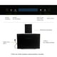 thumbnail image 4 of Campana Extractora De Pared 80 cm Touchless AVERA CEV80T, 4 of 10