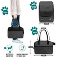 thumbnail image 2 of PetAmi Dog Purse Carrier for Small Dogs, Airline Approved Soft Sided Pet Carrier with Pockets, Ventilated Dog Carrying Bag Puppy Cat, Dog Travel Supplies Accessories Carry Tote, Sherpa Bed, Dark Gray, 2 of 7