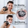 thumbnail image 2 of 3PCS Shaver Replacement Blades Compatible with MicroTouch Titanium Head,Stainless Steel Material (black), 2 of 6