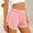 *Pink, variant on Binmer Women's Drawstring Elastic Waist Athletic Shorts,Casual Loose Fit Summer Workout Running Shorts with Pockets Army Green,Women's Plus L