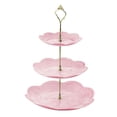 thumbnail image 1 of Kmbangi Creative Three Layers Cake Stand Party Wedding Snack Cupcake Plate, 1 of 9