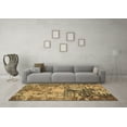 thumbnail image 3 of Ahgly Company Indoor Rectangle Abstract Brown Modern Area Rugs, 5' x 7', 3 of 4