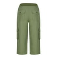 thumbnail image 6 of SNKSDGM Women's Plus Women's Pants Petite Jeans Womens Sweatpants Joggers with Pockets Women Cargo Hiking Capris Pants Casual Drawstring High Waisted Sweatpants Loose Pants with Pockets, 6 of 6