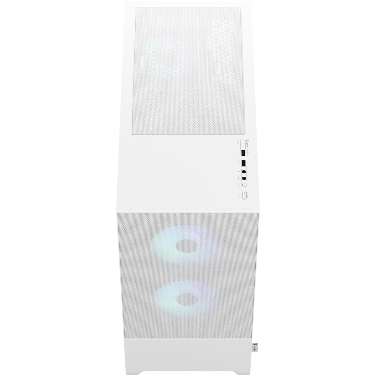 Fractal Design Pop Air RGB White TG ATX High-Airflow Clear Tempered Glass Window Mid Tower Computer Case