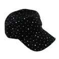 thumbnail image 2 of Glitzy Game Sequin Trim Baseball Cap  - Black, 2 of 3
