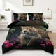 thumbnail image 5 of Lujoso juego de cama Dierenprint con cama de matrimonio - 3 unidades, 5 of 9