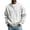 White, variant on Men's Lightweight Jackets Casual Light Jackets for Men Waffle Bomber Jacket Varsity Coat with Zipper
