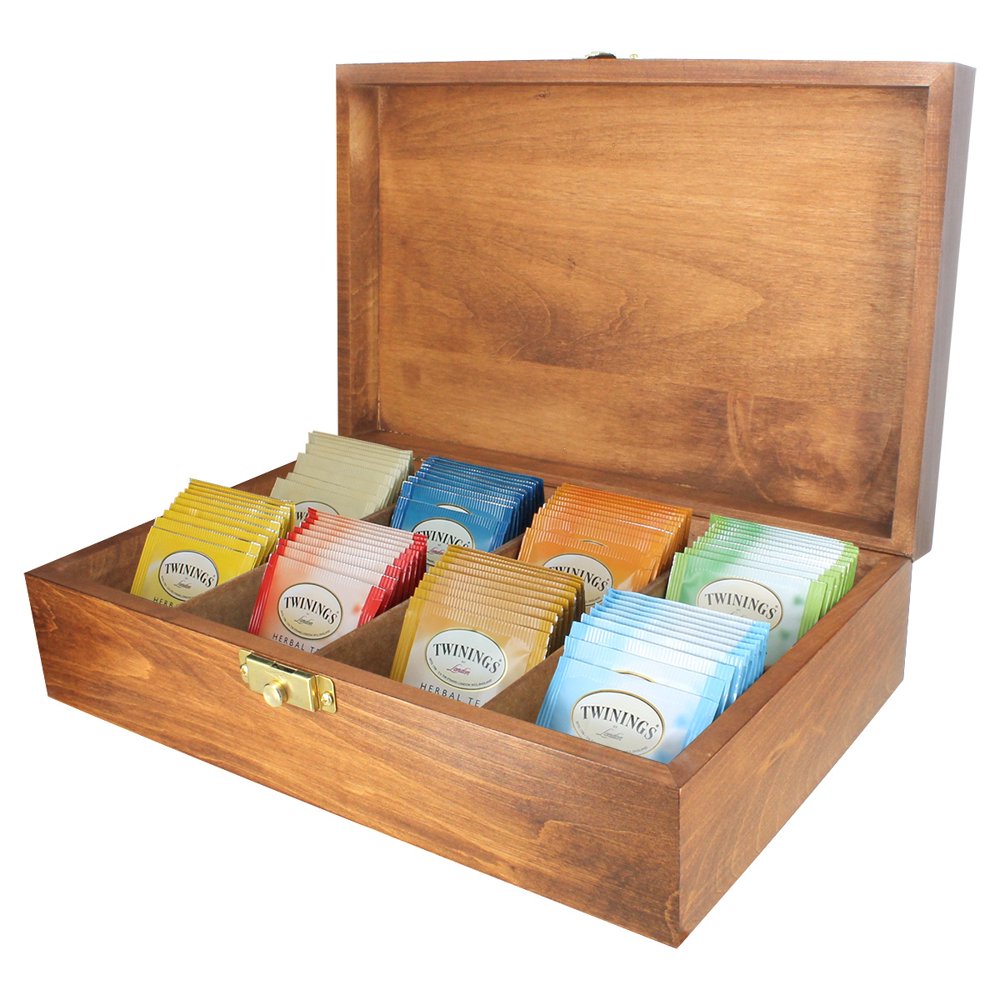 Tea Chests with Tea Twinings' Herbal Selections Light (US Made