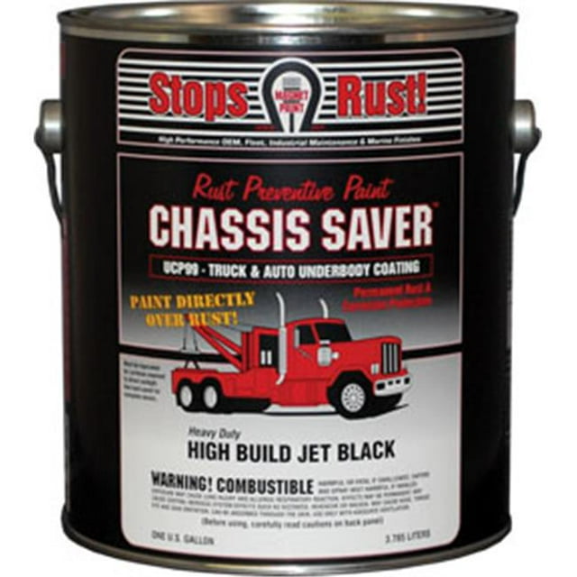 Magnet Paint Co UCP99-01 Chassis Saver Noir Lustré, 1 Gallon