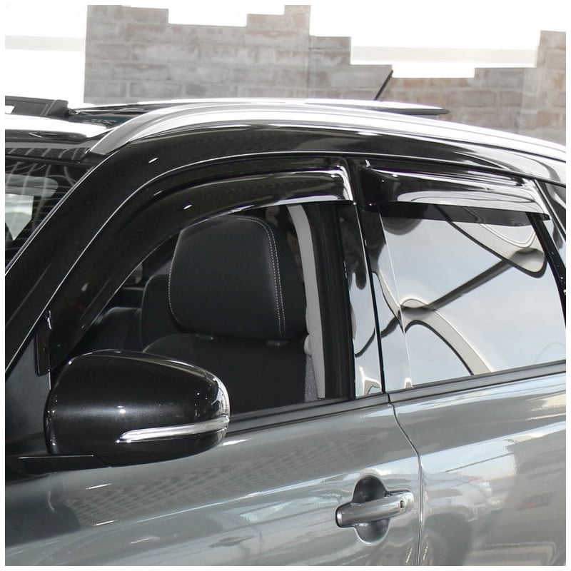 Fit Toyota Highlander 08-13 4-Piece Window Visor Guard Shade Cover Durable Part