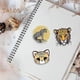 thumbnail image 4 of 50Pcs Scrapbooking Sticker Cartoon Leopard Pattern Waterproof Stickers for Stationery Laptop Guitar, 4 of 5