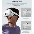 thumbnail image 4 of VR Cooling Fan NVNV for Oculus/Meta Quest 3 w/ Face Pad, 4 of 7