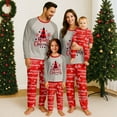 thumbnail image 5 of Onlypjs Family Christmas Pajamas Matching Sets for Men, Women and Couples – Holiday Xmas PJs with Festive Gray Tops and Red Letter Print Bottoms, 5 of 5