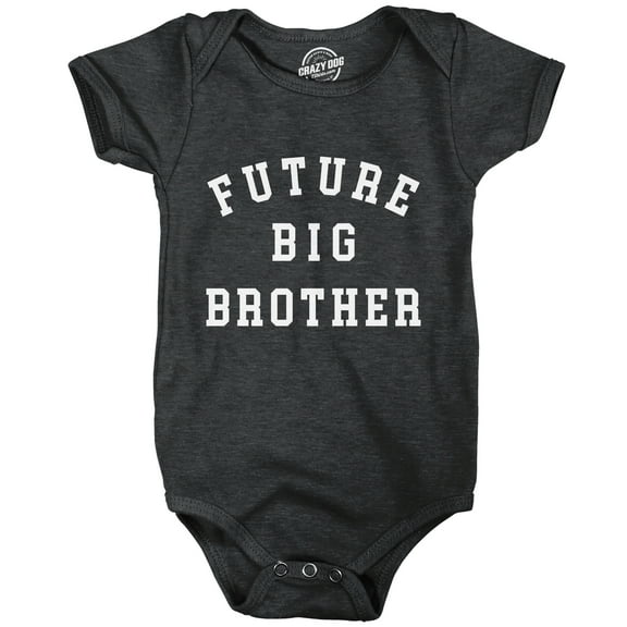 Future Big Brother Baby Bodysuit Funny Sibling New Baby Joke Jumper for Infants