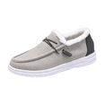 thumbnail image 2 of Willtoo Winter Flat Shoes Womens Round Toe Thick Sole Casual Loafers Warm Plush Lined Fuzzy Slip On Platform Shoes Non Slip Comfortable Walking Shoes, 2 of 5
