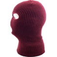 thumbnail image 3 of Three Hole Mask Full Face Cover Ski Hat Winter Knitted Beanie, 3 of 8