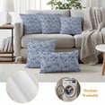 thumbnail image 6 of Blue Ocean Conch Outdoor Waterproof Pillow Covers, Retro Beige Coastal Coral Starfish Decorative Square Throw Pillowcase Sofa Cushion Sham for Patio/Couch/Chair, 20"x20" 2 Pack, 6 of 8
