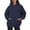 Navy, variant on Hauaitttt Women's Casual Hooded Sweatshirt Soft Comfortable Pullover Hoodie for Everyday Wear Basic Loungewear Lightweight Versatile Sweatshirts for Women with Hoodie Women Hoodies Sweatshirts Hoodie